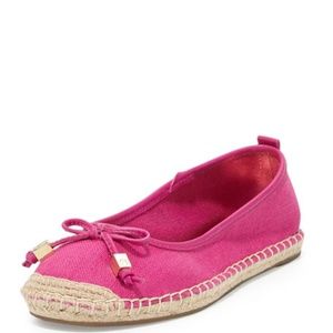 Michael Kors Meg Slip On Espadrille Flats Fuschia